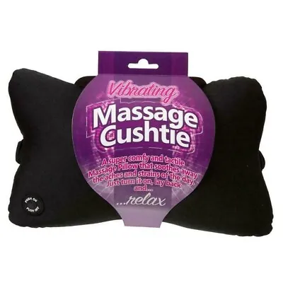 Massage Cushtie Relaxing Microbead Pillow Vibrating Cushion Battery Powered • $18.88