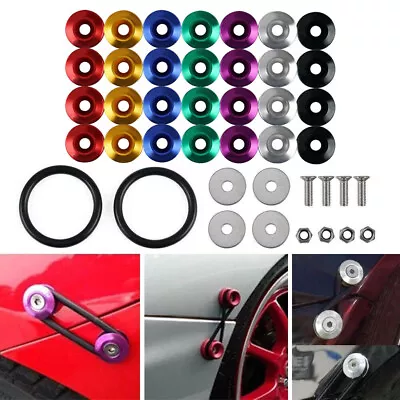 Aluminum Car Quick Release Fastener Kit Auto Bumpers Trunk Fender Hatch Lids • $5.96