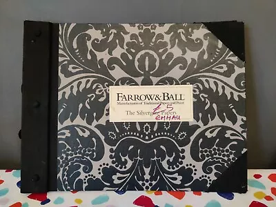 Farrow And Ball Wallpaper Sample Book Silvergate Papers Crafts Examples Sheets • £15
