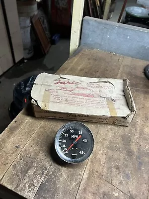 Vintage Old Faria Marine Boat Speedometer MPH Gauge W Cardboard Box Parts USA • $59.99