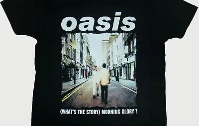 Oasis T Shirt Band Morning Glory Cotton Black Funny Black Vintage Gift Men Women • $16.97