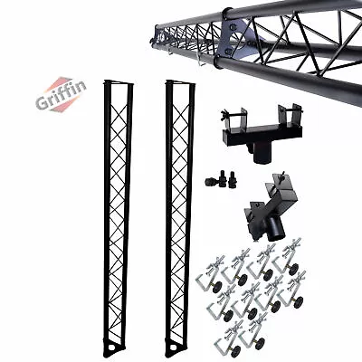 $299.95 • Buy 2 PACK Triangle Truss Kit DJ Booth Trussing Section Stage Segment Lighting Stand