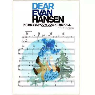 Dear Evan Hansen - IN THE BEDROOM DOWN THE HALL Poster • £5.99