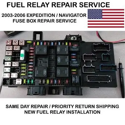 2004 Ford Expedition  Fuse Box REPAIR SERVICE Fuel Pump Relay Repair PLEASE READ • $68.04