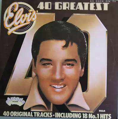 £44.42 • Buy Elvis 40 Greatest Hits England UK Pressing  12'' Vinyl 2 X Lp 1975 KING OF ROCK