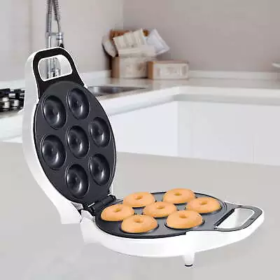 Nonstick Mini Donut Maker Machine For At-Home Doughnuts (White) • $27.52