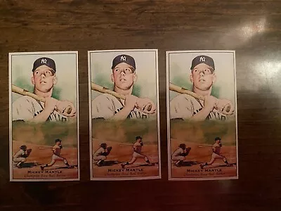 2011 Topps Kimball Champions Mickey Mantle KC-7 (3) Tobacco Mini’s • $1