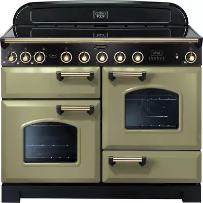 Rangemaster CDL110DFFOG/B Classic Deluxe 109cm Dual Fuel Range Cooker 5 Burners • £2750