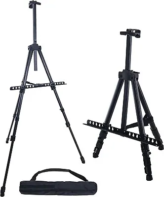 66  LG Portable Artist Painting Easel Metal Tripod Stand W/ Adjustable Height • $21.75