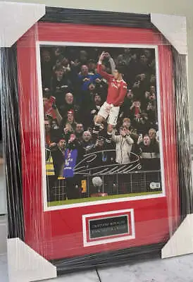 Cristiano Ronaldo Manchester United Autographed Framed Photo Authenticated By • $700