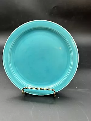 Vernon Kilns Early California 6 1/4  Bread Salad Plate Turquoise Blue MCM • $15