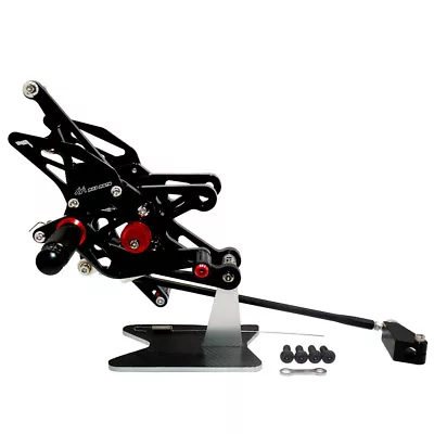 Motorcycle  Rearset Rear Sets Foot Pegs Pedals YAMAHA YZF-R1 2007 2008 Black  • $120.96