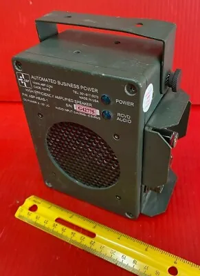 Abp-heas-1 High Efficiency Amplified Speaker For Military Radio Sets • $199.50