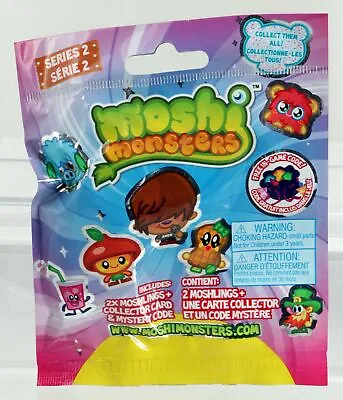 Moshi Monsters Bag With 2 Moshlings Collector Card & Mystery Code #78007 Vivid • $12.95