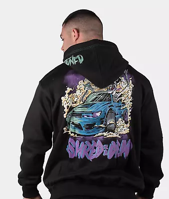 Shred Till Ya Dead Hoodie JDM Car Mens Hoodie Jacket • $98