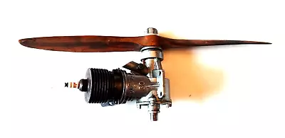 Vintage Super 60  OK  Spark Ignition Model Airplane Engine Wood 12  Propeller • $129.99