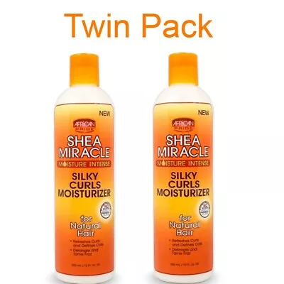 £14.99 • Buy African Pride Shea Miracle Moisture Intense Silky Curls Moisturizer (Twin Pack)