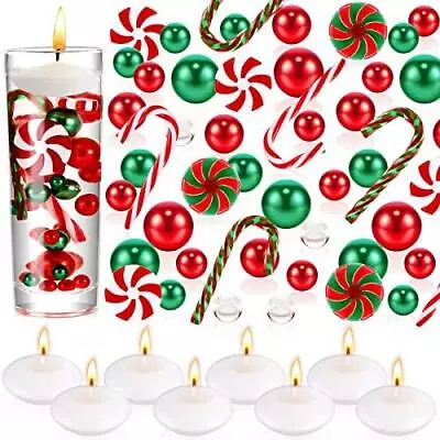 MTLEE 2124 Pieces Christmas Vase Filler Floating Pearls For Christmas Candyland • $28.99