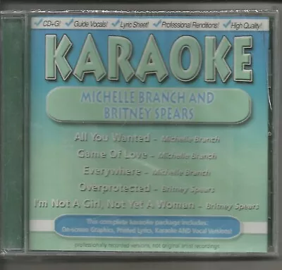 Karaoke - Michelle Branch & Britney Spears - Cd+g!! New!!! • $1.25