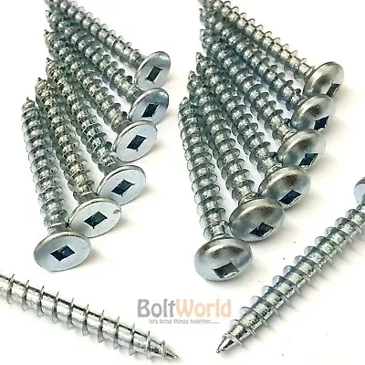 £3.88 • Buy 8g / 10g WOOD SCREWS ROBERTSON SQUARE DRIVE PAN / COUNTERSUNK HEAD CHIPBOARD