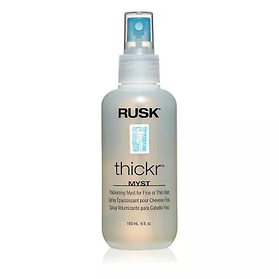 Rusk Thickr Myst 6 Oz Thickening Mist Spray Thicker / For Fine Thin Hair Volume • $15