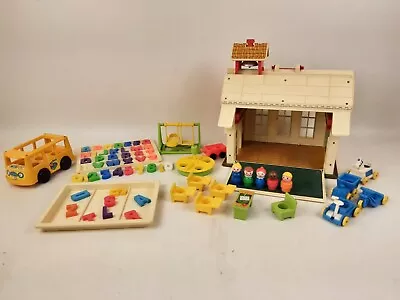 Vintage Fisher Price Little People Play Family School House * 1971 • $69.99