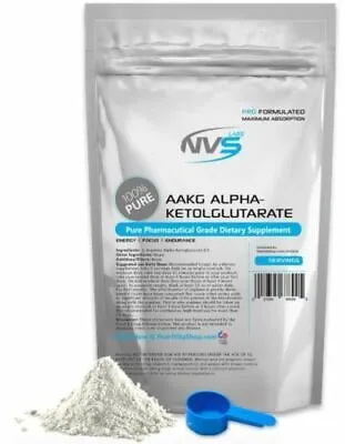 NVS 100% AAKG Powder L-Arginine Alpha-Ketoglutarate Pharmaceutical NONGMO USA • $5.95