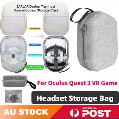 For Oculus Quest 2 VR Game Headset Storage Bag Carrying Case Travel Headset Bag • $22.39