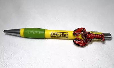 EpiPen Drug Rep Collectible Pharmaceutical Clicker Pen Red LOBSTER Pocket Clip • $29.99