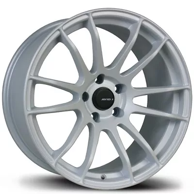 Avid1 AV20 18x9.5 +22 5x114.3 White  Concave Mitsubishi Lancer EVO X 8 9 10 • $827.10