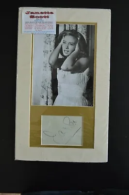JANETTE SCOTT Hammer Actress Autograph With Photo Beautifully Mounted Original • £18.95