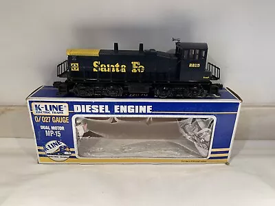 K-line Santa Fe Mp-15 Switcher Diesel Engine! O Gauge Blue & Yellow Mp 15 • $99.95