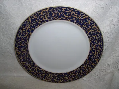 Mikasa Parchment Cobalt Porcelain Dinner Plate • $18