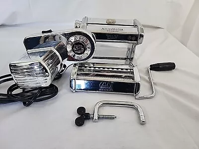 Marcato Atlas 150mm Electric Pasta Maker Set PastaDrive Motor Made In Italy • $159.99