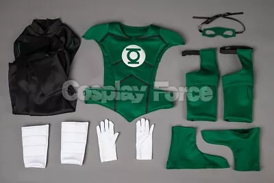 Green Lantern Hal Jordan Cosplay Costume Men Halloween Outfit Mp005418 • $108.90