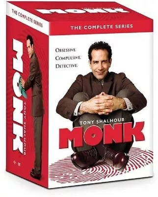 Monk: The Complete Series Seasons 1 - 8  DVD BOX SET   • $34.20