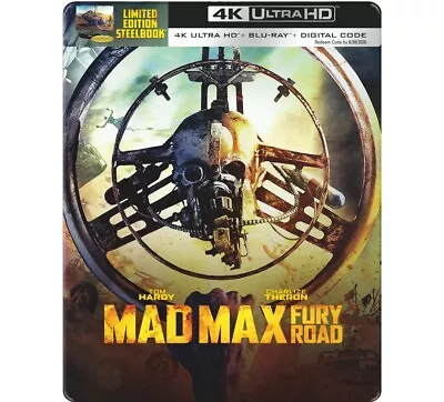 🔥 Mad Max: Fury Road (4K UHD + Blu-ray Steelbook) New & Sealed Presale Order • $69.99