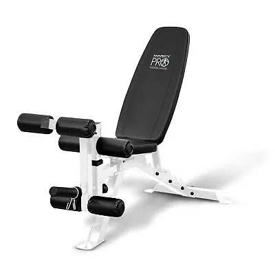 Marcy Powder Coated Steel Home Gym Multipurpose Adjustable Weight Bench White • $159.99