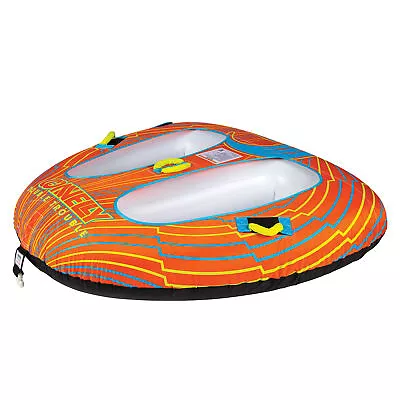 Connelly Double Trouble 2 Rider Inflatable Boat Towable Water Inner Tube Orange • $169.89