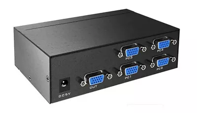 VGA Quad Video Multiplexer With Real-Time Split Screen Display Modes • $48