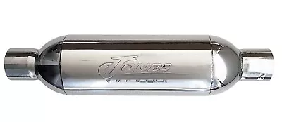 Turbine Performance  Muffler 304 Stainless Steel  3  C/C  Jones Exhaust  JT3030 • $82.62