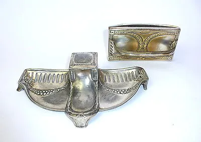 WMF Art Nouveau Inkwell & Snuffer • $358.28