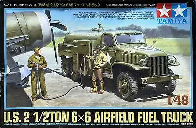 Tamiya 32575 1/48 U.S 2.5 Ton 6x6 Airfield Fuel Truck • £22.50