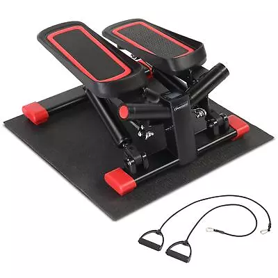 Exercise Mini Stair Stepper Twister Climber Machine With Resistance Bands • $59.89