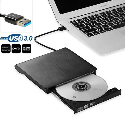 DVD CD RW Drive USB 3.0 External Burner Writer Rewriter For Apple Mac Macbook PC • $18.88