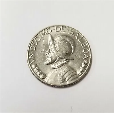 1973 Panama 1/10 Vn Decimo De Balboa Unc • $22