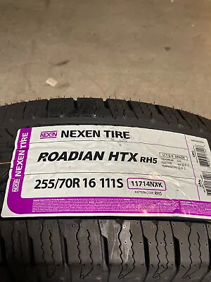 $119 • Buy 1 New 255 70 16 Nexen Roadian HTX RH5 Tire