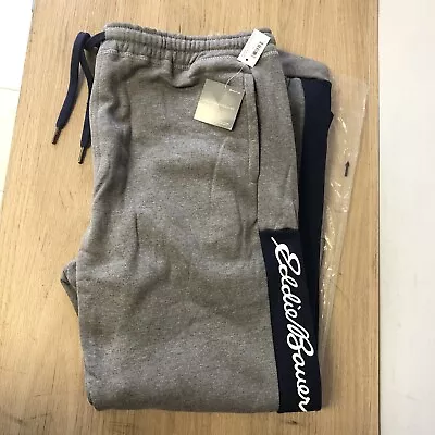 Eddie Bauer Lounge Shearling Lined Joggers Charcoal Heather XL • $40