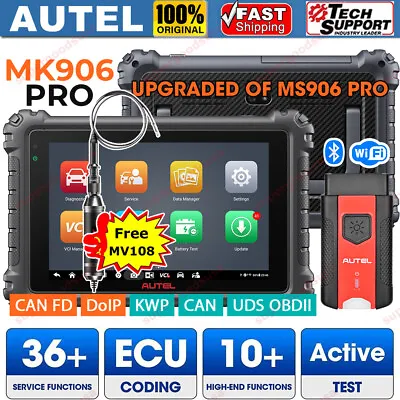 $1139 • Buy 2023 Newest Autel MaxiSys MK906 Pro Coding Full System Diagnostic Scanner Tool