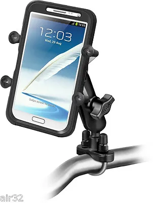 RAM X-Grip Handlebar Mount For Samsung Galaxy Mega 5.8 6.3 Smartphones • $118.97